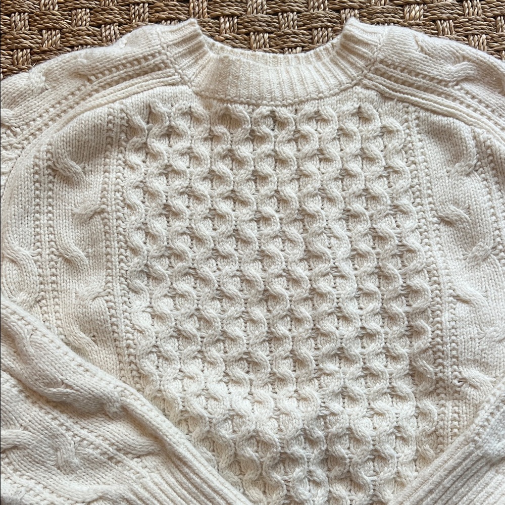 Universal Thread Target Cream Cable Knit Sweater … - image 3